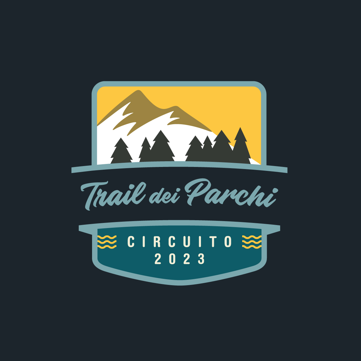 Circuito Trail dei Parchi 2023 Logo color dark